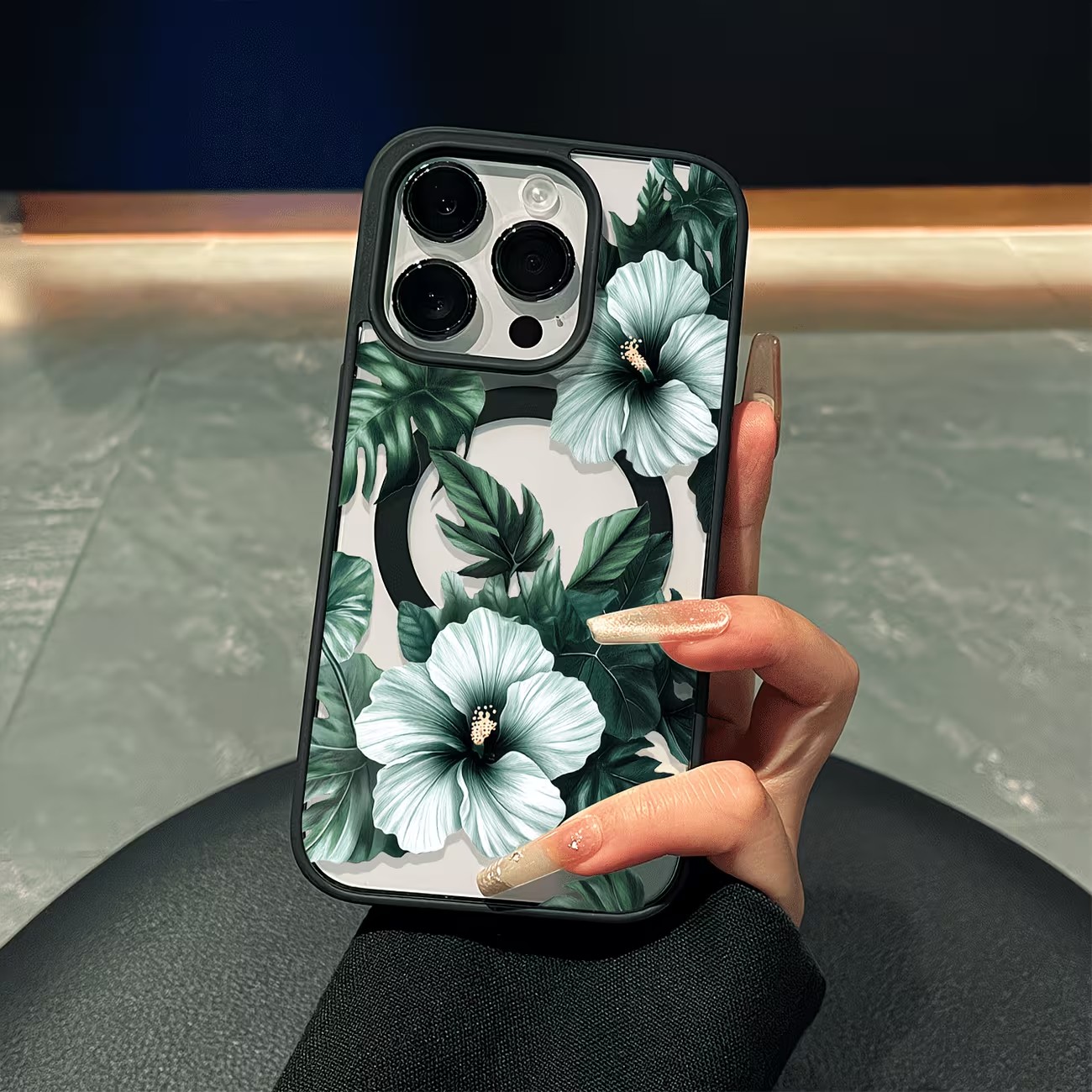Phone Cases Xr Iphone - Etui na telefon z zielonym kwiatowym
